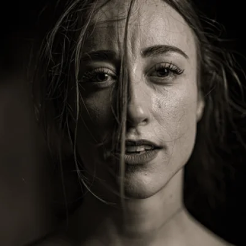 Photo of a woman's face